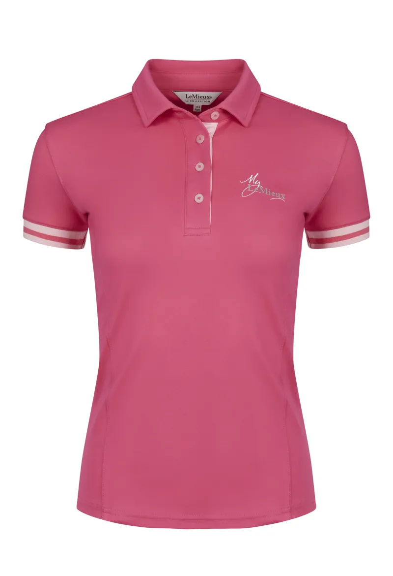LeMieux Polo Shirt Ladies in Watermelon